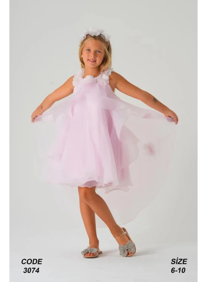 فيا بامبينو فستان همسة أحمر خدود